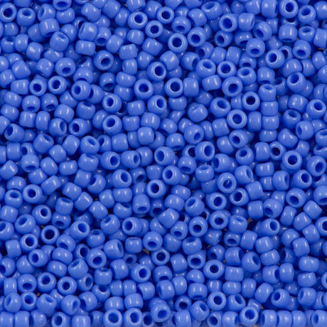 50g toho Round Seed Bead 8/0 Opaque Light Cobalt (48L)