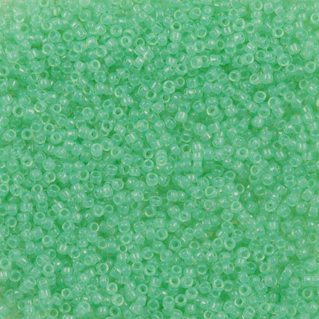 Toho Round Seed Bead 15/0 Milky Kiwi (1144)