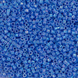 Miyuki Delica Seed Bead 11/0 Opaque Periwinkle AB 2-inch Tube DB167