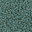 Miyuki Delica Seed Bead 11/0 Matte Opaque Glazed Sea Opal AB 2-inch Tube DB2313