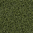 Miyuki Delica Seed Bead 11/0 Duracoat Opaque Army Green 2-inch Tube DB2357