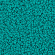 50g Miyuki Round Seed Bead 11/0 Opaque Matte Dyed Turquoise (2050)