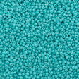 Czech Seed Bead 10/0 Chalk Light Turquoise Solgel (03165)