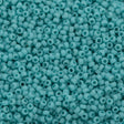 Miyuki Round Seed Bead 15/0 Seafoam Blue Opaque Matte Glazed Luster (2029)