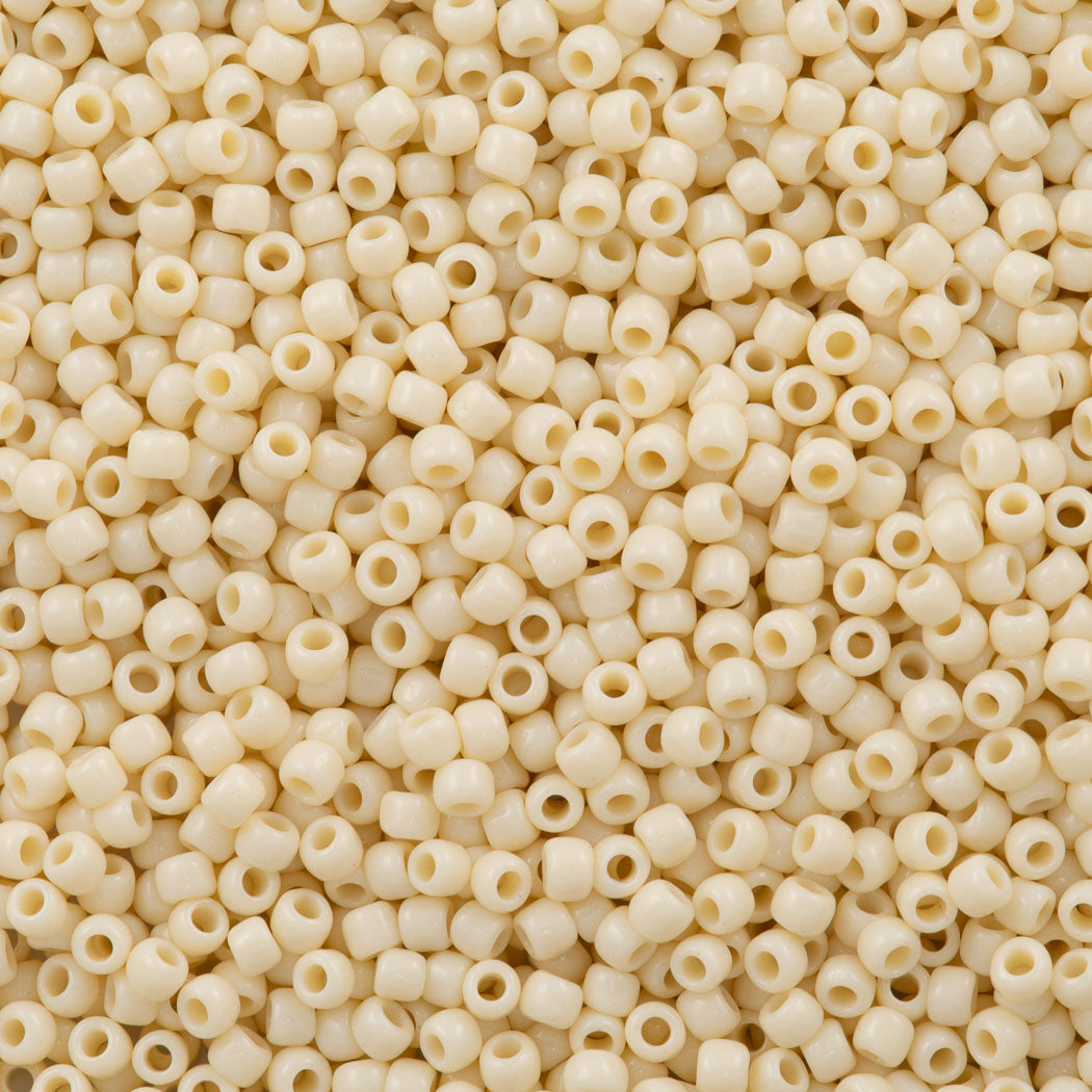 50g Toho Round Seed Bead 11/0 Opaque Buttermilk (51)