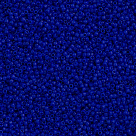 50g Toho Round Seed Bead 11/0 Opaque Cobalt (48)