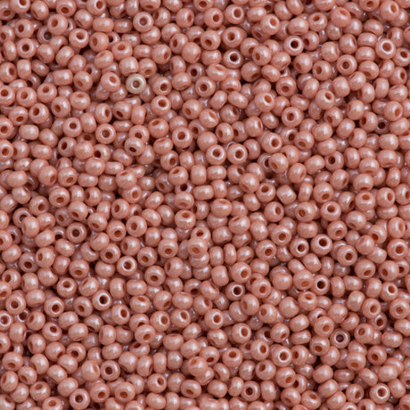 Czech Seed Bead 11/0 Rose Luster Terra 50g (07631)