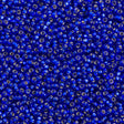 Czech Seed Bead 11/0 Silver Lined Sapphire 2-inch Tube (37080)