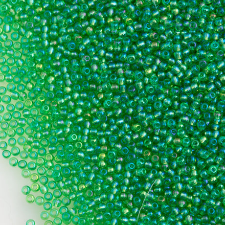 Czech Seed Bead 11/0 Peridot AB 50g (51100)