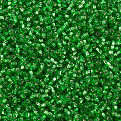 Czech Seed Bead 11/0 Silver Lined Peridot 50g (57100)