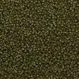 25g Miyuki Delica Seed Bead 11/0 Matte Opaque Light Yellow Green Gold Luster AB DB372