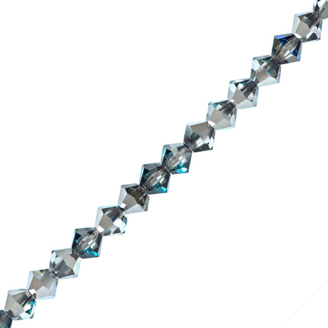 31 Preciosa Crystal Faceted Bicone Bead 4mm Crystal Bermuda Blue (00030BBL)