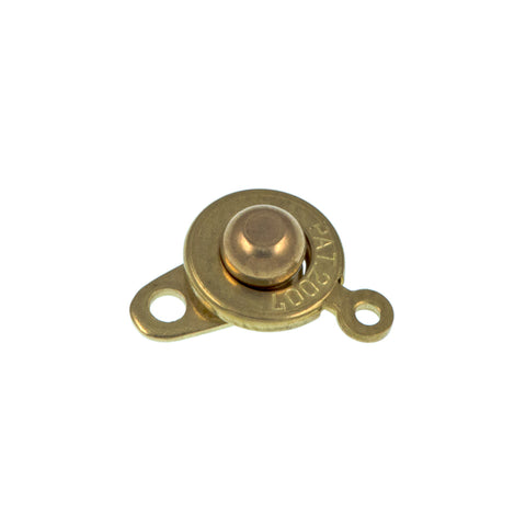 Ball and Socket Clasps Round 15mm GOLD PLATED (1 Set)