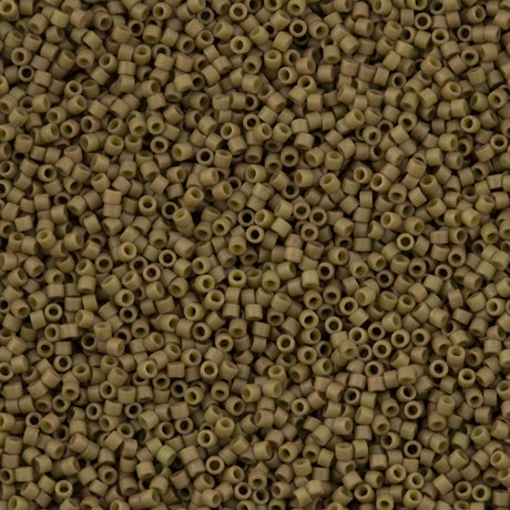 Miyuki Delica Seed Bead 15/0 Matte Khaki DBS390