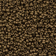 Miyuki Round Seed Bead 6/0 Matte Metallic Bronze 20g Tube (2006)