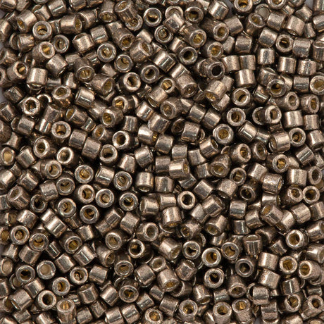 Miyuki Delica Seed Bead 10/0 Duracoat Galvanized Pewter DBM1852