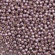 Toho Round Seed Bead 11/0 Permanent Finish Galvanized Lilac 2.5-inch Tube (554PF)