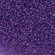 50g Toho Round Seed Beads 11/0 Inside Color Lined Violet Blue (252)