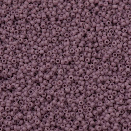 Miyuki Round Seed Bead 15/0 Opaque Lavender 2-inch Tube (410)