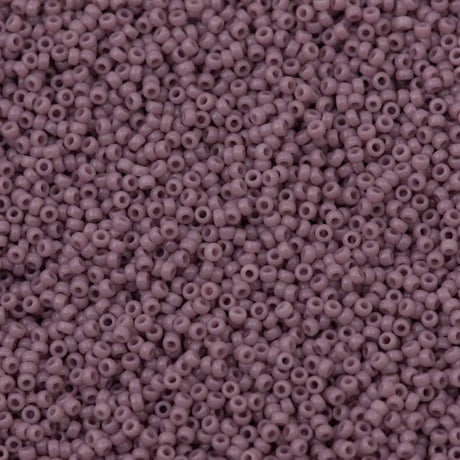 10g Miyuki Round Seed Bead 11/0 Opaque Lavender (410)