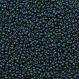 Miyuki Round Seed Bead 11/0 Matte Metallic Blue Green 15g (2064)