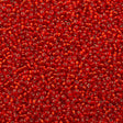 Miyuki Round Seed Bead 11/0 Silver lined Red 22g Tube (10)