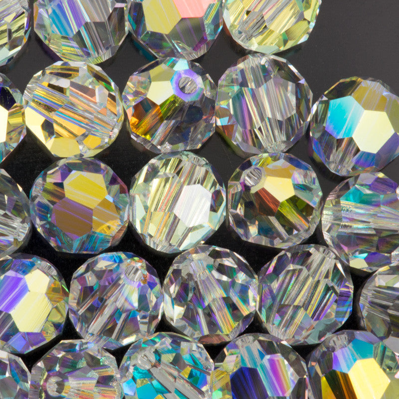 TRUE CRYSTAL 12mm Round Bead Crystal AB (001 AB)