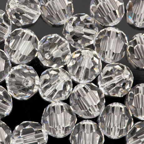 TRUE CRYSTAL 14mm Round Bead Crystal Clear (001)