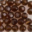 TRUE CRYSTAL 8mm Round Bead Smoked Topaz (220)