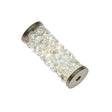 TRUE CRYSTAL 15mm Fine Rock Tube Moonlight Steel (001 MOL)