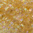 Miyuki Quarter Tila Seed Bead Transparent Light Amber AB 7g Tube (251)