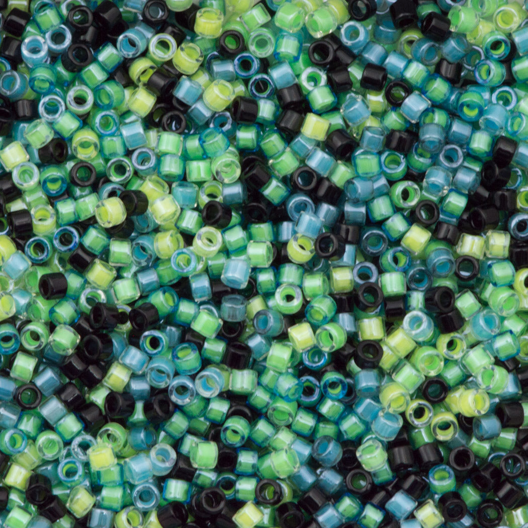 Miyuki Delica Seed Bead 11/0 Mix Moon Glow 2-inch Tube (9095)