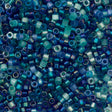 Miyuki Delica Seed Bead 11/0 Mix Ocean Deep 2-inch Tube (9105)