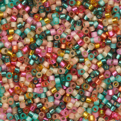 Miyuki Delica Seed Bead 11/0 Mix Tropical Heat 2-inch Tube (9108)