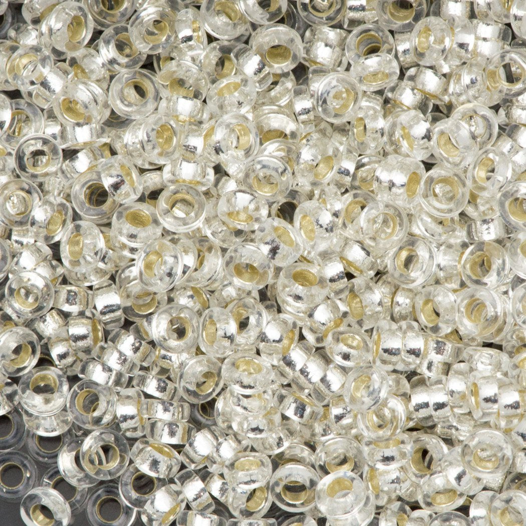 Miyuki 2.2mm Spacer Beads Silver Lined Crystal 7g Tube (1)