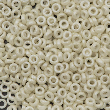 Miyuki 3mm Spacer Beads Opaque Limestone Luster 8g Tube (600)