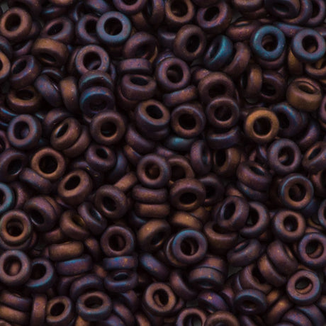 Miyuki 3mm Spacer Beads Matte Metallic Copper 8g Tube (2005)