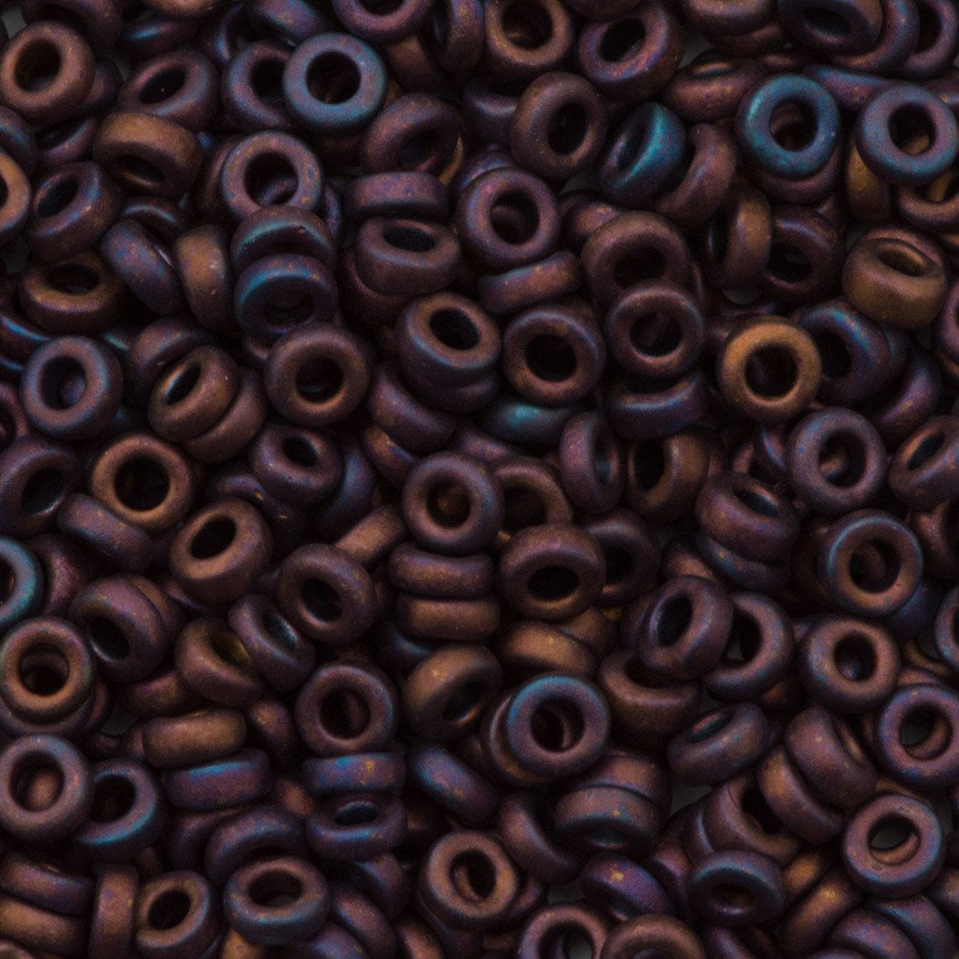 Miyuki 2.2mm Spacer Beads Matte Metallic Copper 7g Tube (2005)