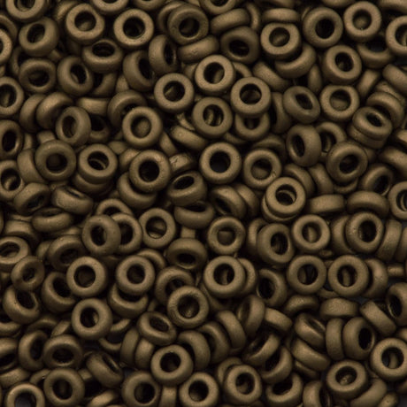 Miyuki 3mm Spacer Beads Matte Metallic Bronze 8g Tube (2006)