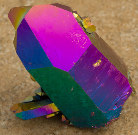 Aura Crystals Rainbow Quartz Cluster