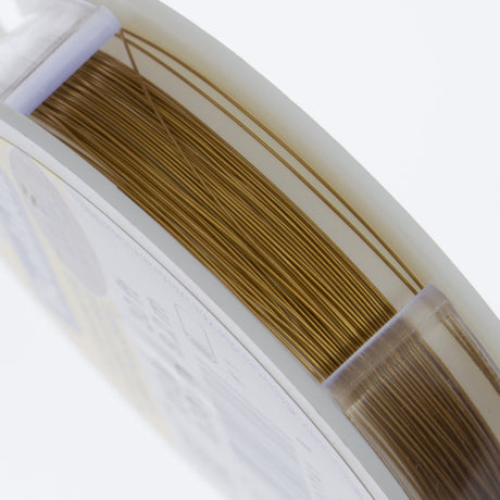 Beadalon 19 Strand Satin Gold .3mm Beading Wire 30ft