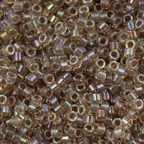 25g Miyuki Delica Seed Bead 11/0 Inside Dyed Color Smoke DB64