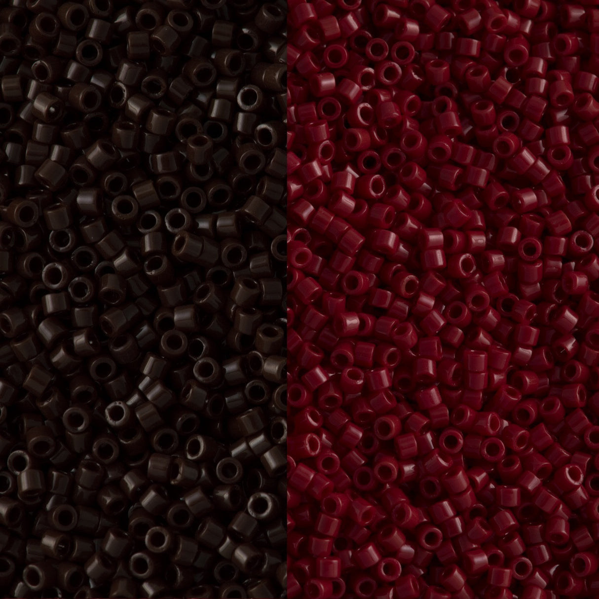 Miyuki Delica Seed Bead 11/0 Opaque Currant 2-inch Tube DB1134