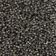 Miyuki Delica Seed Bead 11/0 Galvanized Semi-Matte Graphite 2-inch Tube DB1186