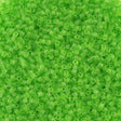 25g Miyuki Delica Seed Bead 11/0 Matte Transparent Dark Peridot DB1266