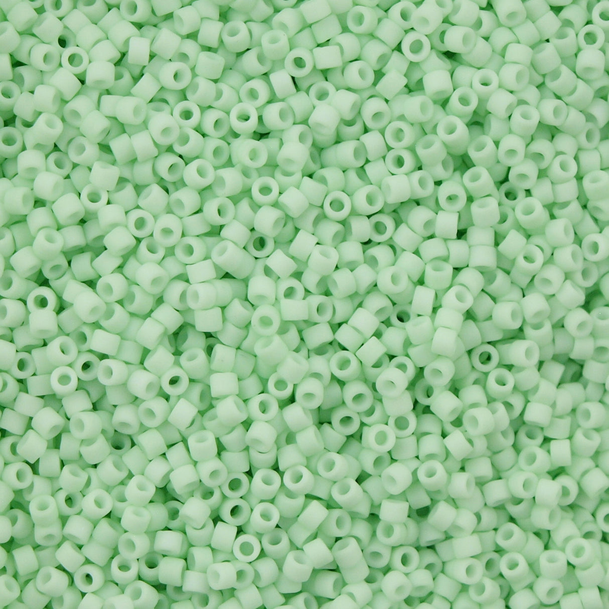 25g Miyuki Delica Seed Bead 11/0 Matte Cool Mint DB1516