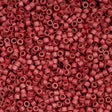 25g Miyuki Delica Seed Bead 11/0 Duracoat Galvanized Matte Light Cranberry DB1841F