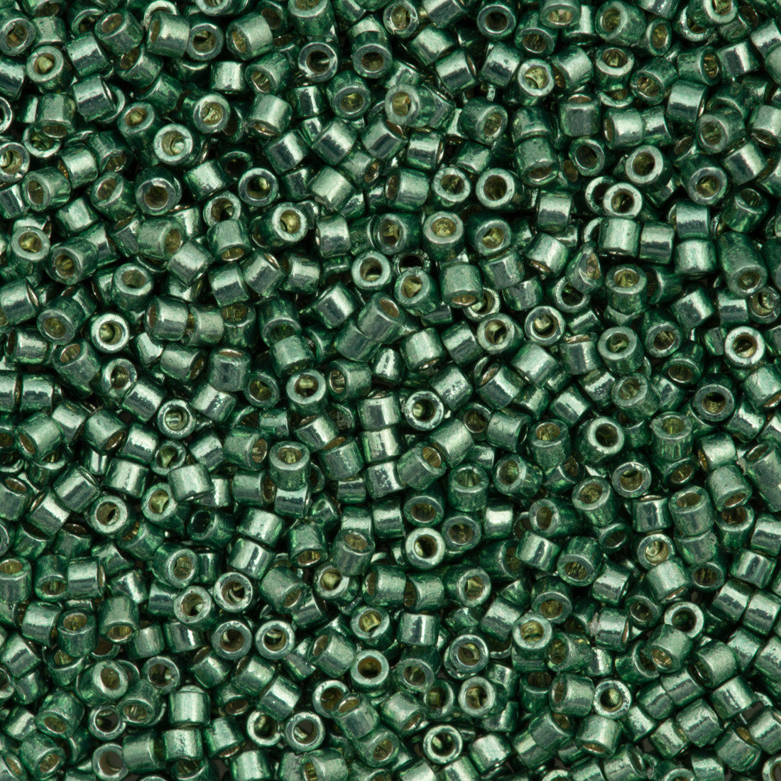 Miyuki Delica Seed Bead 11/0 Duracoat Galvanized Sea Green 2-inch Tube DB1845