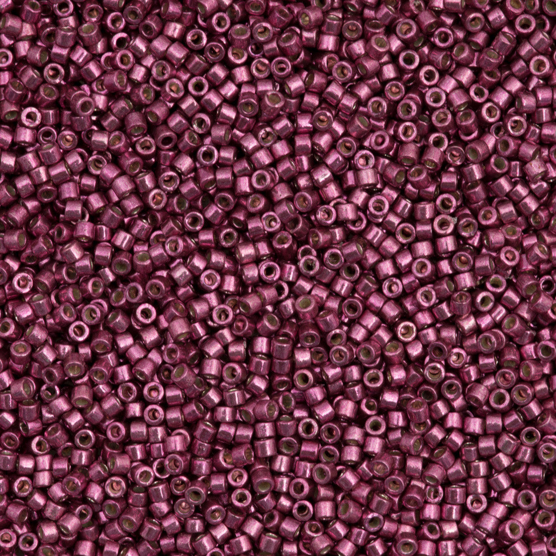 Miyuki Delica Seed Bead 11/0 Duracoat Galvanized Magenta 2-inch Tube DB1849