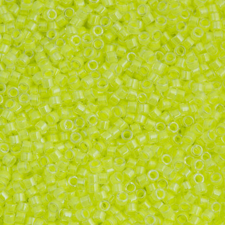 25g Miyuki Delica Seed Bead 11/0 Luminous Limeade DB2031